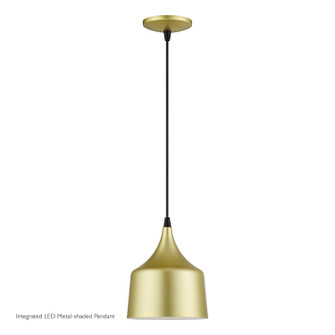 Bolita LED Pendant in Soft Gold w/Black (107|5147233)