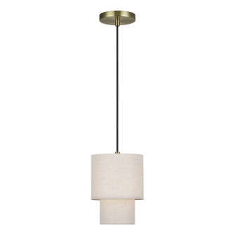 Monroe One Light Mini Pendant in Antique Brass (107|5108901)