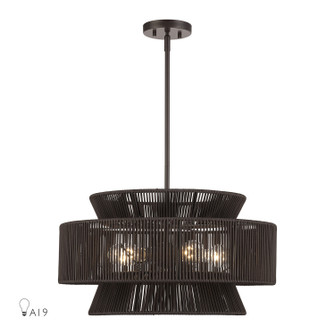 Florell Five Light Chandelier in English Bronze (107|4914592)