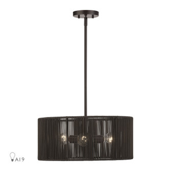 Acordia Three Light Chandelier in English Bronze (107|4912392)