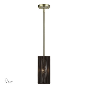Acordia One Light Mini Pendant in Antique Brass (107|4912101)