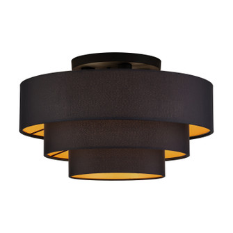 Sentosa Four Light Semi-Flush Mount in Black (107|4560604)