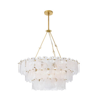 Leon Seven Light Chandelier in White Glaze (314|DMC36)
