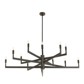Griff 12 Light Chandelier in English Bronze (314|DLC44)