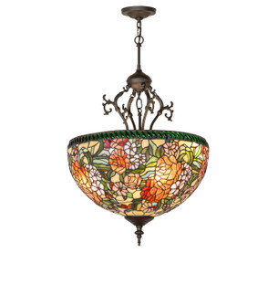 Romance Rose Six Light Semi-Flush Mount in Oil Rubbed Bronze (57|291149)