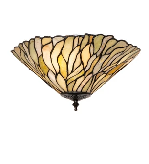 Willow Three Light Flush Mount in Mahogany Bronze (57|289782)