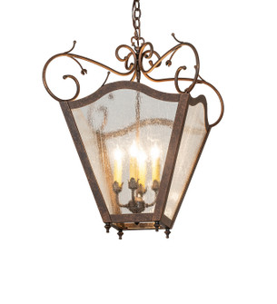 Terena Four Light Pendant in Antique Rust (57|288923)