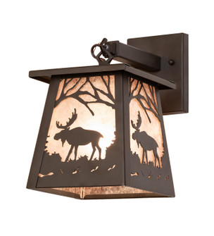 Moose At Dawn One Light Wall Sconce in Oil Rubbed Bronze (57|288779)