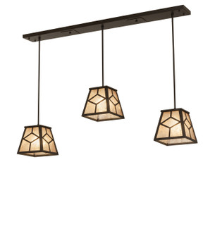 Diamond Three Light Island Pendant in Oil Rubbed Bronze (57|287764)