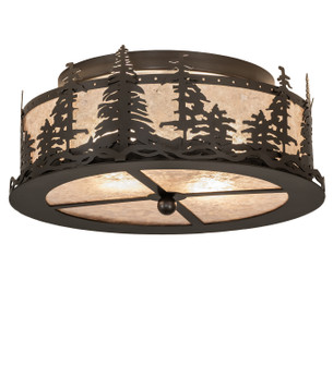 Tall Pines Two Light Flush Mount in Bronze (57|286604)