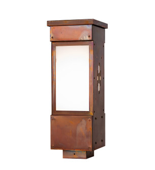 Hirshfield One Light Post Mount in Vintage Copper (57|285185)
