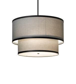 Cilindro Three Light Pendant in Solar Black (57|284772)