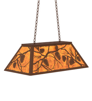 Whispering Pines Six Light Pendant in Cafe Noir (57|234390)