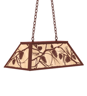 Whispering Pines Six Light Pendant in Rust (57|234364)