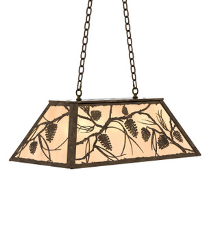 Whispering Pines Six Light Pendant in Antique Copper (57|234357)
