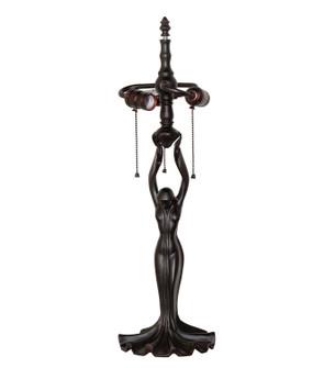 Flying Lady Three Light Table Base in Wrought Iron (57|22076)