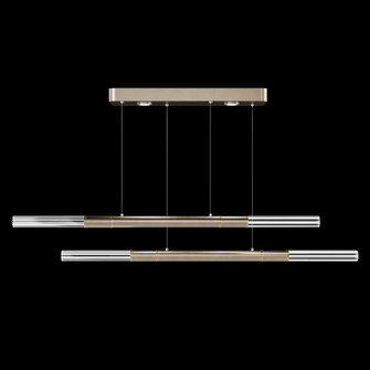 Antonia LED Linear Pendant in Soft Gold Leaf/Brass/No Skin (48|100150510)