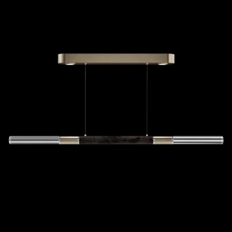 Antonia Linear Pendant in Soft Gold Leaf/Nickel/Charcoal (48|100149521)