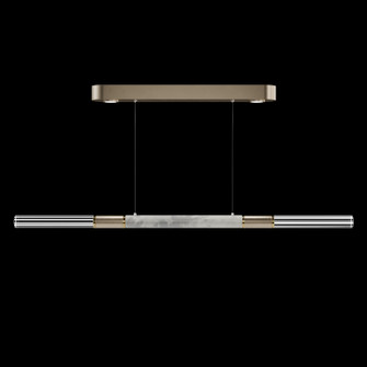 Antonia LED Linear Pendant in Soft Gold Leaf/Brass/Smoke (48|100149512)