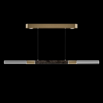 Antonia LED Linear Pendant in Gold Leaf/Nickel/Charcoal (48|100149321)
