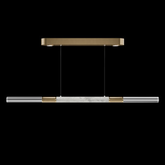 Antonia LED Linear Pendant in Gold Leaf/Brass/Smoke (48|100149312)