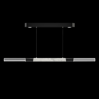 Antonia Linear Pendant in Black/Nickel/Smoke (48|100149122)