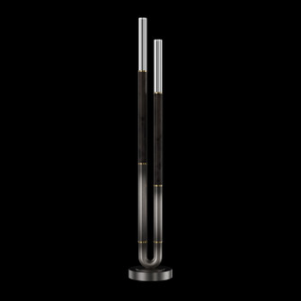 Antonia LED Floor Lamp in Ombre Silver/Brass/Charcoal (48|100148711)