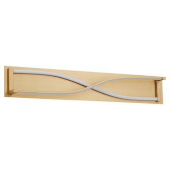 Hyperion LED Vanity in Aged Brass (19|3500740)