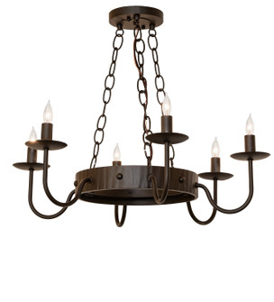 Edinburgh Six Light Chandelier in Oil Rubbed Bronze (57|286619)