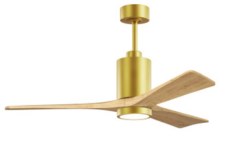 Patricia-3 52'' Ceiling Fan in Brushed Brass (101|PA3BRBRLM52)