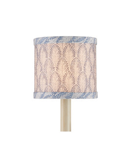 Plume Chandelier Shade in Blue/Ivory (142|09000064)
