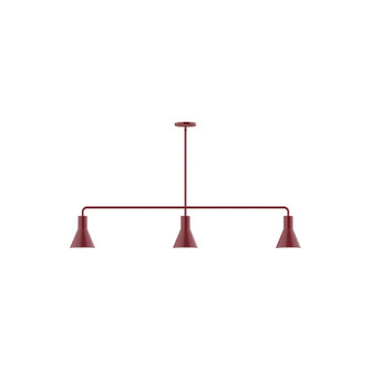 Flare Three Light Linear Pendant in Silk Gray (518|MSN43638)