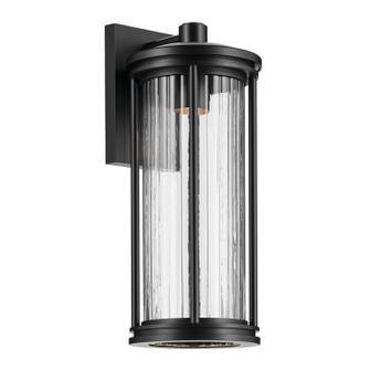 Barras One Light Outdoor Wall Mount in Black (12|59024BKDS)