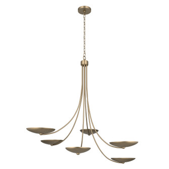 Palmela Six Light Chandelier in Champagne Bronze (12|52857CPZ)