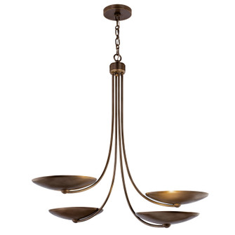Palmela Four Light Chandelier (12|52855LBRLBZ)