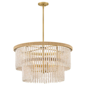 Indra LED Chandelier in Lacquered Brass (13|48604LCB)