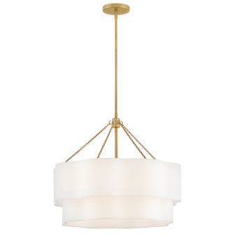 Gwen LED Chandelier in Lacquered Brass (13|47734LCB)