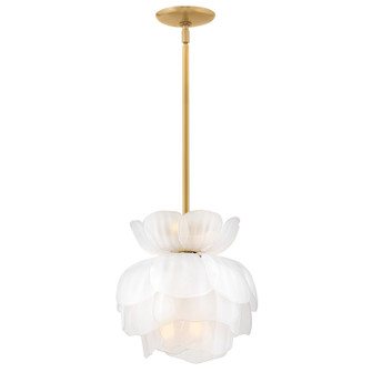Fantine LED Pendant in Unlacquered Brass (138|FR46897UB)
