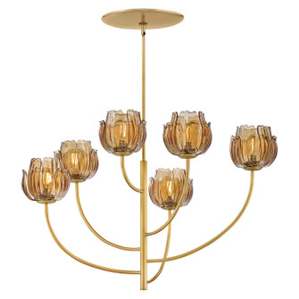Fantine LED Chandelier in Unlacquered Brass (138|FR46896UBAM)