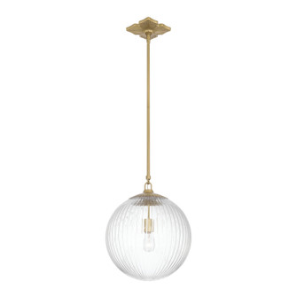 Orly One Light Pendant in Aged Brass (60|ORY1007AGCL)
