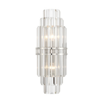 Hayes Two Light Wall Sconce in Polished Nickel (60|HAY1411PN)