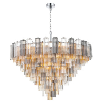 Addis 28 Light Chandelier in Polished Chrome (60|ADD327CHAU)