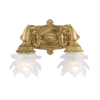 Mayfield Two Light Wall Sconce in Aged Brass (60|5222AG)