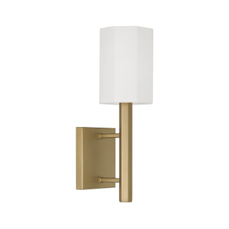 Adrian One Light Wall Sconce in Aged Brass (65|659511AD716)
