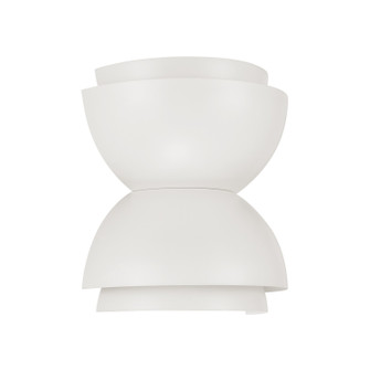 Jensen Two Light Wall Sconce in Matte White (65|659221WE)