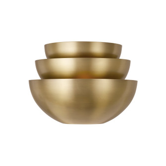 Gia Two Light Wall Sconce in Aged Brass (65|657721AD)