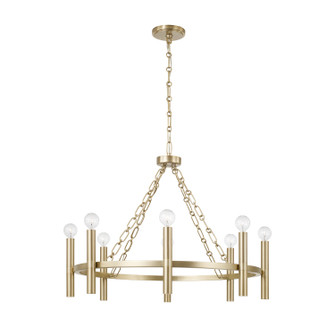 Winton Eight Light Chandelier in Matte Brass (65|462081MA)