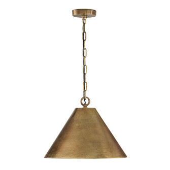Casa One Light Pendant in Oxidized Brass (65|360011XB)