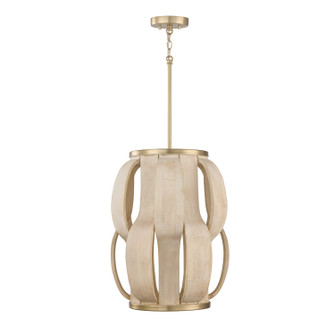 Willa One Light Pendant in Matte Brass (65|357511MA)