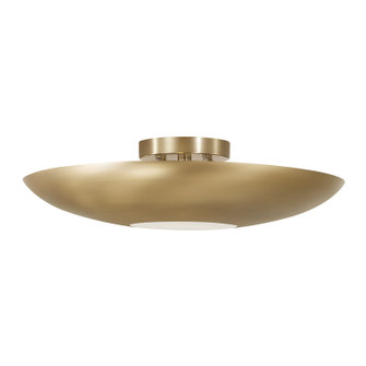 Gia Four Light Semi Flush Mount in Aged Brass (65|257741AD)